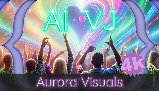 AI-VJ - Aurora 4k Visuals