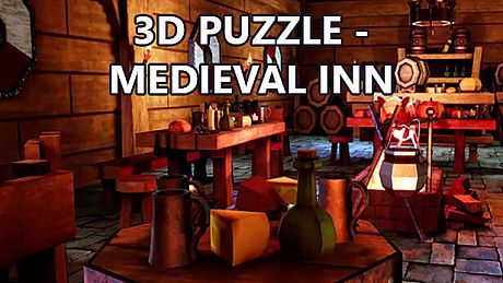 3D PUZZLE - Medieval Inn Game