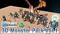 RPG Developer Bakin 3D Monster Pack Vol.1