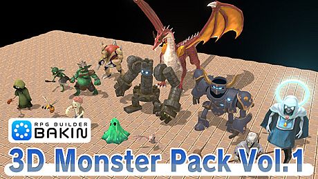 RPG Developer Bakin 3D Monster Pack Vol.1 DLC