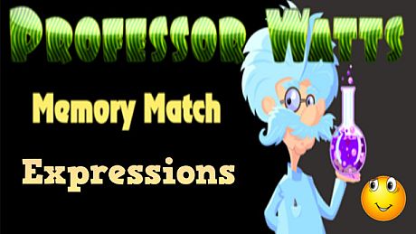 Professor Watts Memory Match: Expressions Game