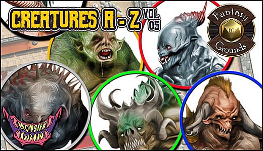 Fantasy Grounds - Creatures A-Z, Volume 5 (Token Pack)