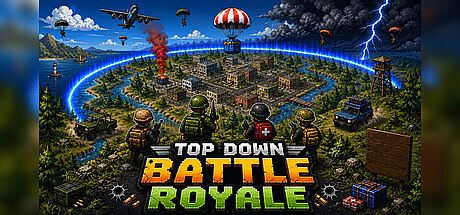Top Down Battle Royale 2D Game