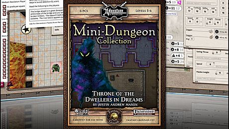 Fantasy Grounds - Mini-Dungeon #028: Throne of the Dwellers in Dreams (PFRPG) DLC