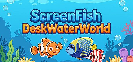 Screen Fish:Desk Water World