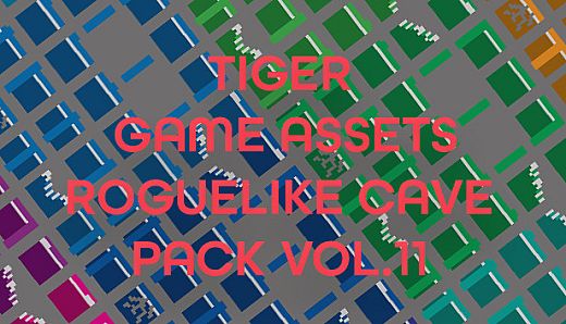TIGER GAME ASSETS ROGUELIKE CAVE PACK VOL.11