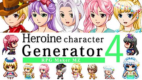 RPG Maker MZ - Heroine Character Generator 4 for MZ DLC
