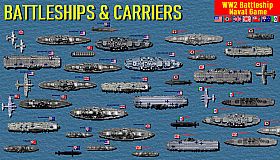 Battleships and Carriers - WW2 Battleship Game