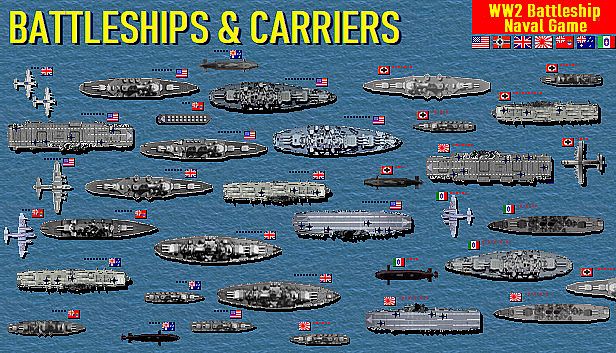 Buy Battleships and Carriers - WW2 Battleship Game
