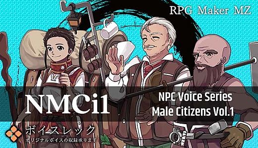RPG Maker MZ - NPC Male Citizens Vol.1