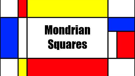 Mondrian Squares Game
