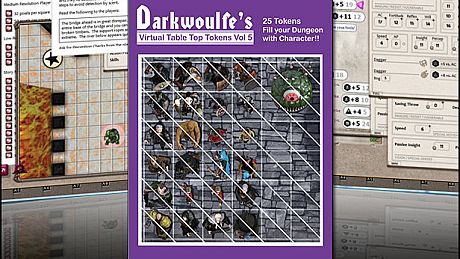 Fantasy Grounds - Top-Down Tokens - Darkwoulfe's Token Pack Vol 5 DLC