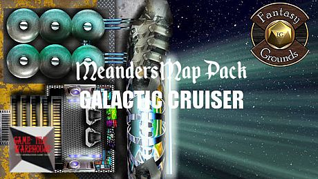 Fantasy Grounds - Meanders Map Pack: Galactic Cruiser (Map Pack) DLC
