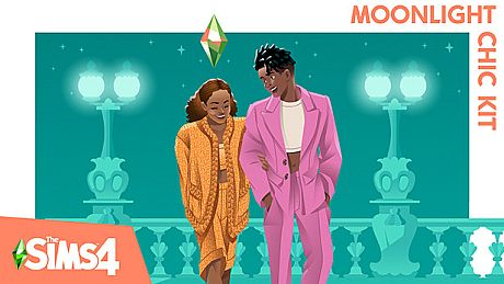 The Sims 4 Moonlight Chic Kit DLC