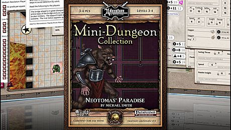 Fantasy Grounds - Mini-Dungeon #018: Neotomas' Paradise (PFRPG) DLC