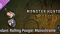 Monster Hunter Wilds - Pendant: Rolling Poogie: Monochrome