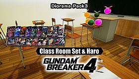 GUNDAM BREAKER 4 - Diorama Pack 3 - Class Room Set & Haro