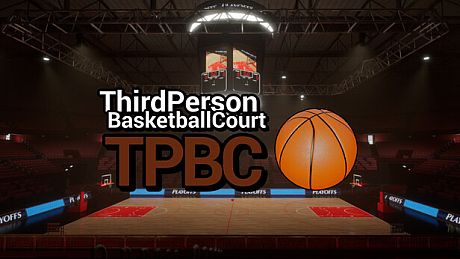 Third Person Basketball Court Game