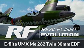 RealFlight Evolution - E-flite UMX Me 262 Twin 30mm EDF