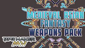 RPG Maker MV - Medieval Asian Fantasy Weapons Pack