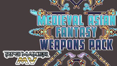 RPG Maker MV - Medieval Asian Fantasy Weapons Pack DLC