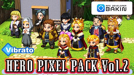RPG Developer Bakin Vibrato NPC PIXEL PACK Vol.2 DLC