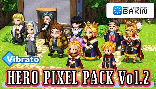 RPG Developer Bakin Vibrato NPC PIXEL PACK Vol.2