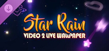 Video 2 Live Wallpaper - Star Rain (Video Wallpaper)