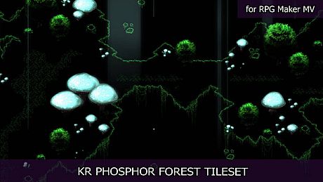 RPG Maker MV - KR Phosphor Forest Tileset DLC