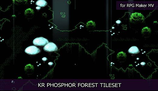 RPG Maker MV - KR Phosphor Forest Tileset