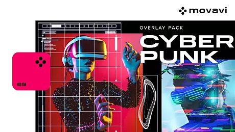 Movavi Video Suite 2024 - Cyberpunk Overlay Pack DLC