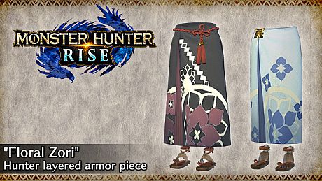 MONSTER HUNTER RISE - "Floral Zori" Hunter layered armor piece DLC