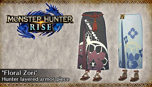 MONSTER HUNTER RISE - "Floral Zori" Hunter layered armor piece