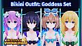 Neptunia Virtual Stars - Bikini Outfit: Goddess Set