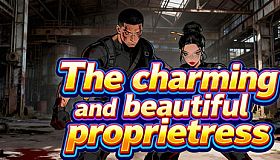 The charming and beautiful proprietress