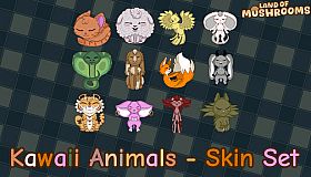Kawaii Animals - Skin Set - Land of Mushrooms
