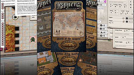 Fantasy Grounds - Rippers Resurrected Map Pack (Savage Worlds) DLC