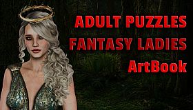 Adult Puzzles - Fantasy Ladies ArtBook