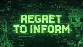 Regret To Inform