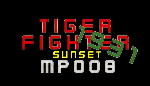 Tiger Fighter 1931 Sunset MP008