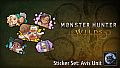 Monster Hunter Wilds - Sticker Set: Avis Unit