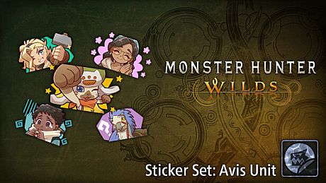 Monster Hunter Wilds - Sticker Set: Avis Unit DLC