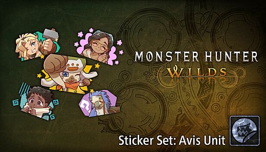 Monster Hunter Wilds - Sticker Set: Avis Unit