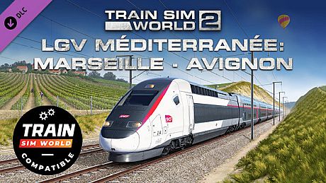 Train Sim World 4 Compatible: LGV Mediterranee: Marseille - Avignon Route Add-On DLC