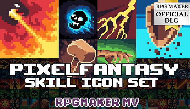 RPG Maker MV - Pixel Fantasy Skill Icon Set
