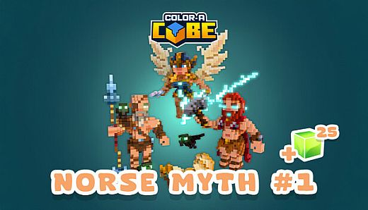 Color-a-Cube - Norse Myth Pack #1