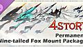 4Story Permanent Nine-tailed Fox Mount Package