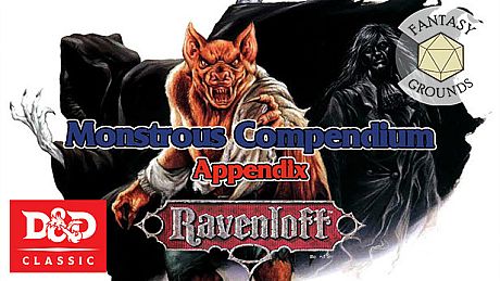 Fantasy Grounds - D&D Classics: MC10 Monstrous Compendium Ravenloft Appendix (2E) DLC