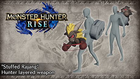 Monster Hunter Rise - "Stuffed Rajang" Hunter layered weapon (Bow) DLC