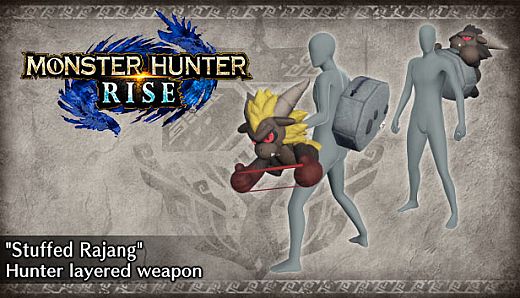 Monster Hunter Rise - "Stuffed Rajang" Hunter layered weapon (Bow)